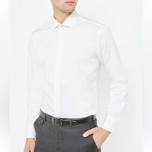 Ted Baker  Endurance Crisp White Dress Shirt Slim Fit  Medium